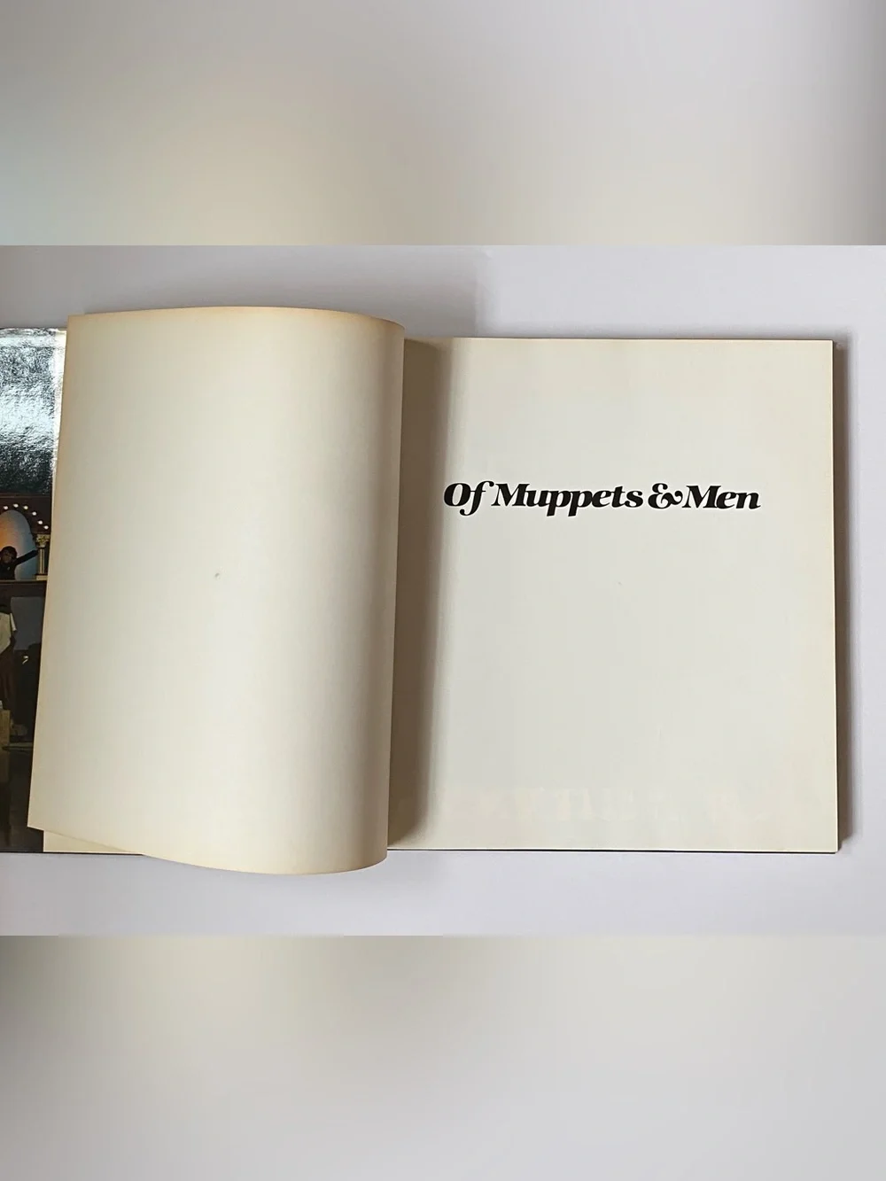 OF MUPPETS & MEN The Making of the Muppet Show By Christopher Finch ~1st Ed 1981